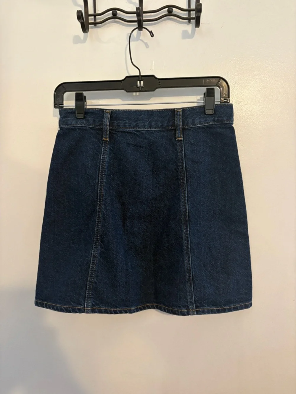 Levi’s A-Line Button Up Denim Mini Skirt 26 - Picture 6 of 9